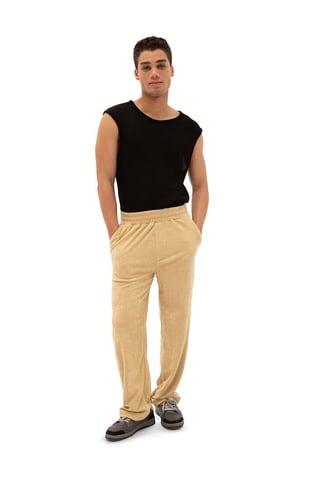 Herren gerade geschnittene Strickhose