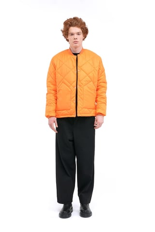 Herren Strukturierte Pufferjacke