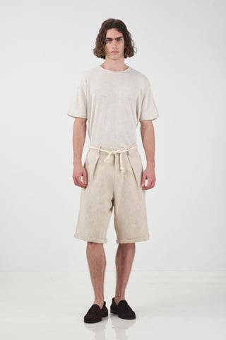 Herren Lange Relaxed Baumwollshorts