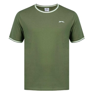 Slazenger - T-Shirt für Herren, Baumwolle (Khakigrün)