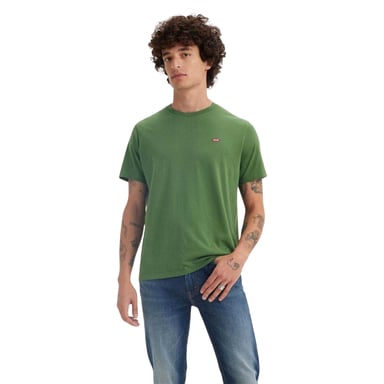 Levis - "Classic Housemark" T-Shirt für Herren, Rundhalsausschnitt (Myrtengrün)