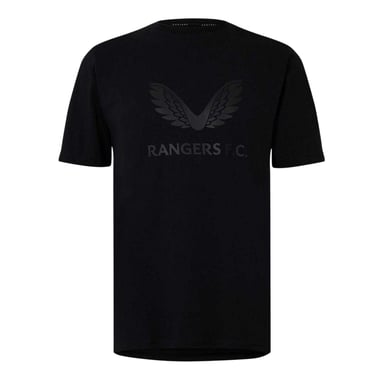 Castore - T-Shirt für Herren, Logo, Regulär (Schwarz)