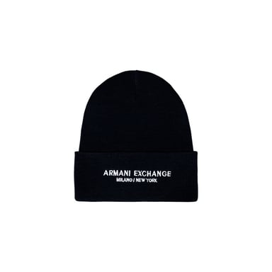 Armani Exchange Blaue Polyester-Mütze (Baseballmütze)