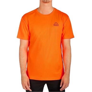 Kappa - T-Shirt für Herren, Regulär (Orange)