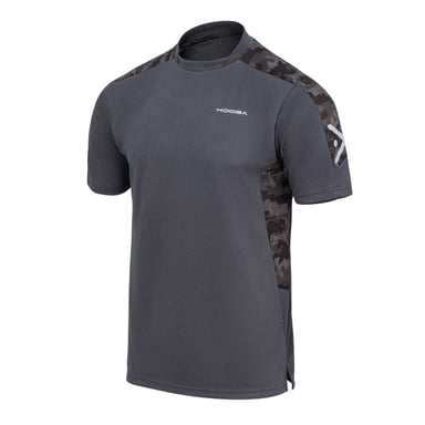 KooGa - T-Shirt für Herren, Rundhalsausschnitt (Holzkohle)