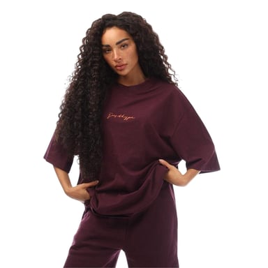 Hype - T-Shirt für Herren, Logo, Übergroß (Violett)