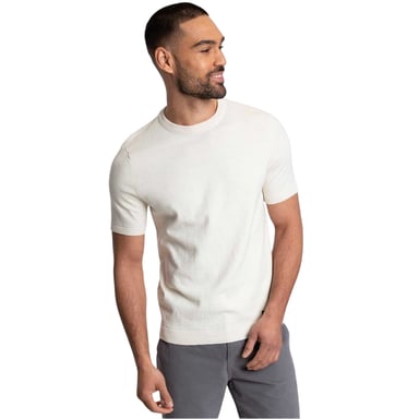 Threadbare - T-Shirt für Herren, Rundhalsausschnitt, Regulär (Ecru)