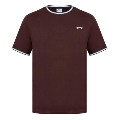 Slazenger - T-Shirt für Herren, Baumwolle (Schokolade)