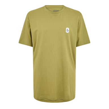 Original Penguin - "Basic" T-Shirt für Herren, Rundhalsausschnitt (Olivenzweig)