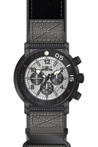 Invicta Coalition Forces 50097 Herrenuhr - Quarzwerk - Edelstahl mit grauem Zifferblatt - 50 mm