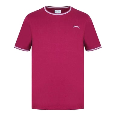Slazenger - T-Shirt für Herren, Baumwolle (Beerenrot)