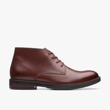 Paulson Mid Mahogany Leather Stiefel