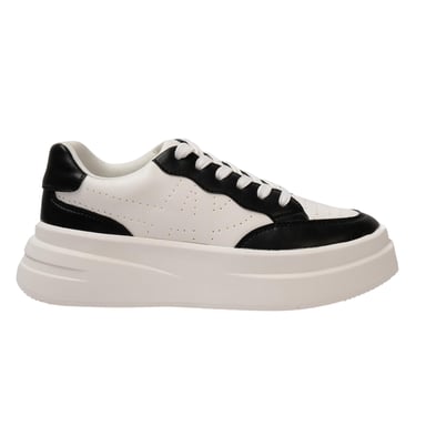 Kappa - "Ari" Sneaker für Damen, Plattform-Absatz (Schwarz/Weiß)