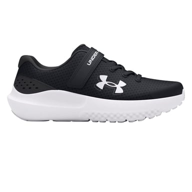 Under Armour - "Surge 4" Sneaker für Kinder (Schwarz/Weiß)