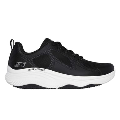 Skechers - "D´Lux Fitness" Sneaker für Damen (Schwarz/Weiß)