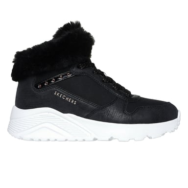 Skechers - "Unolite" High Top Turnschuhe für Kinder (Schwarz/Roségold)