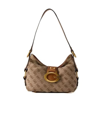 Guess Umhängetasche Latte Logo/Cognac