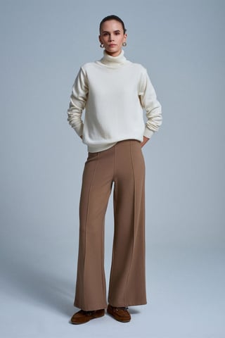 Damenweite Strickhose