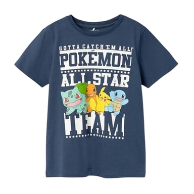 Name It - T-Shirt für Kinder, Rundhalsausschnitt (Dunkles Jeansblau)
