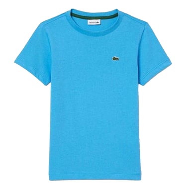 Lacoste - "Basic" T-Shirt für Kinder, Regulär (Blau)