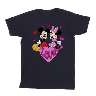 Disney - "Love" T-Shirt für Herren (Dunkles Marineblau)