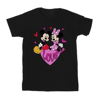 Disney - "Love" T-Shirt für Herren (Schwarz)