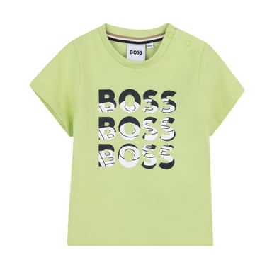 Boss - T-Shirt für Kinder, Rundhalsausschnitt, Regulär (Apfelgrün)