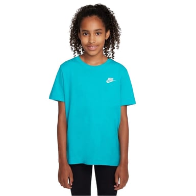 Nike - "Futura" T-Shirt für Kinder, Regulär (Staubiges Kaktusgrün)