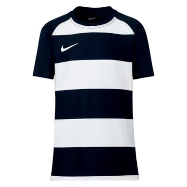 Nike - Rugby-Trikot für Kinder, Rundhalsausschnitt (Schwarz/Weiß)