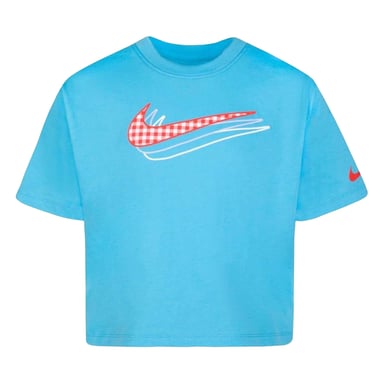 Nike - "Icon" T-Shirt für Mädchen, Kastig (Baltisches Blau)
