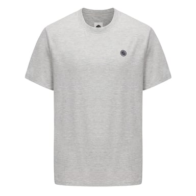 Pretty Green - T-Shirt für Herren, Rundhalsausschnitt (Grau meliert)