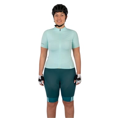 Endura - Trikot für Damen, Durchgehender Reißverschluss, Raglanärmel (Gletscher-Blau)