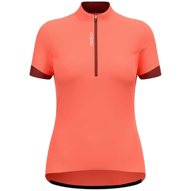 Odlo - Radfahr-Trikot für Damen, Regulär (Koralle)