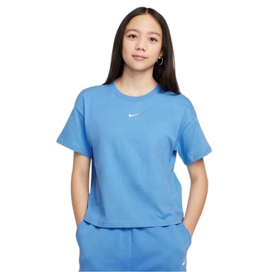 Nike - T-Shirt für Mädchen, Regulär (Blau)