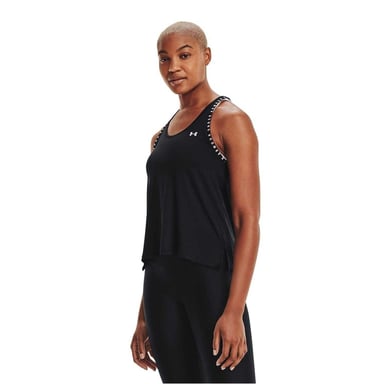 Under Armour - Ärmelloses Oberteil für Damen, 4-fache Dehnrichtung (Schwarz)
