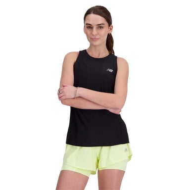 New Balance - Ärmelloses Oberteil für Damen, Schmal, Ärmellos (Schwarz)