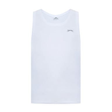 Slazenger - Top für Herren, Baumwolle, Ärmellos (Weiß)