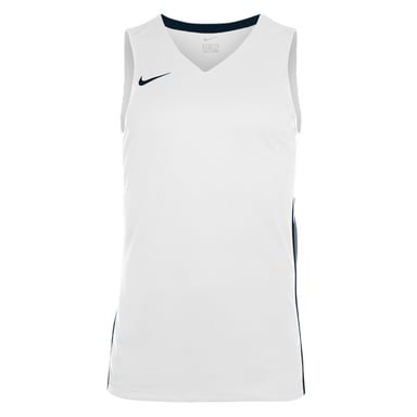 Nike - "Team" Basketball-Trikot für Herren, V-Ausschnitt (Weiß/Schwarz)