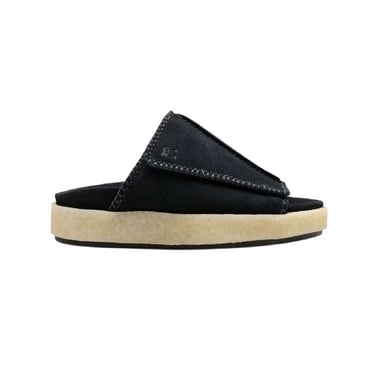 Clarks Originals - "Overleigh" Badesandale für Herren, Wildleder (Schwarz)