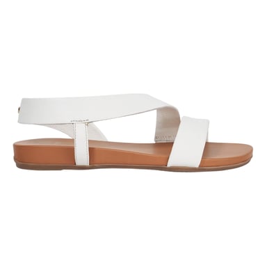 Dune London - "Lucina" Sandalen für Damen, Leder, Flach (Weiß)