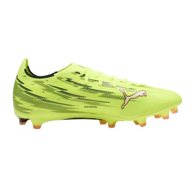 Puma - "Ultra 5 Match" Fußballschuhe mit festem Boden für Herren (Gelb/Schwarz)