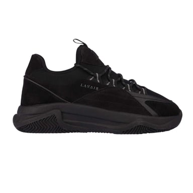 Lavair - Sneaker für Damen, Leder (Schwarz)