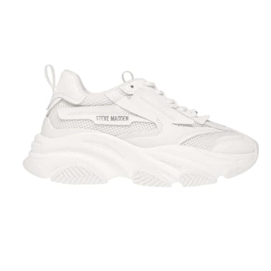 Steve Madden - "Possession-E" Sneaker für Damen, Klobige Plattform (Weiß)