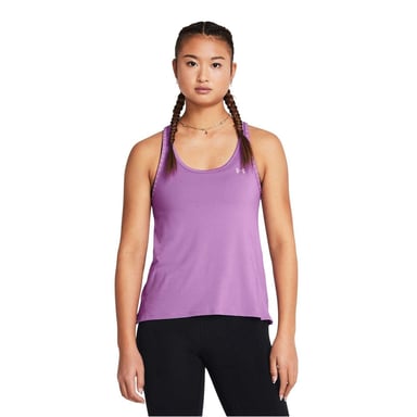 Under Armour - Ärmelloses Oberteil für Damen, 4-fache Dehnrichtung (Violett)