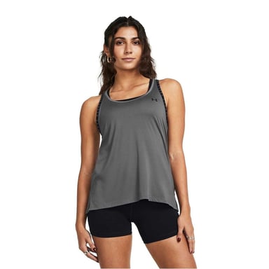 Under Armour - Ärmelloses Oberteil für Damen, 4-fache Dehnrichtung (Grau)