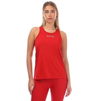 Skins - "Series-3 Bra" Ärmelloses Oberteil für Damen (Rot)