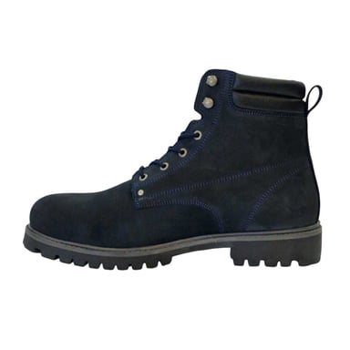 Nicholas Deakins - "Ash" Stiefeletten für Herren, Leder, Gepolsterter Schaftrand (Marine)