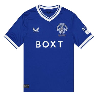 Castore - "2024 2025" T-Shirt für Kinder, kurzärmlig (Lapislazuli)