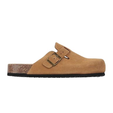 Jack Wills - Mules für Damen, Leder (Hellbraun)