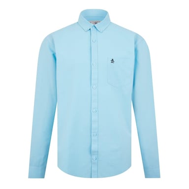 Original Penguin - Button-Down-Hemd für Herren, Oxford Baumwolle (Kühles Blau)